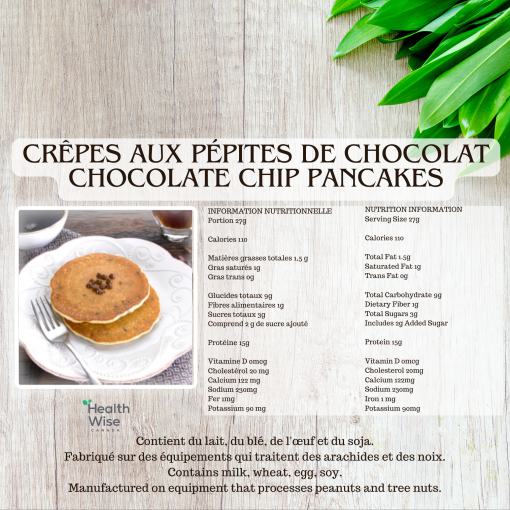 HW Crêpe aux brisures chocolatées – Image 2