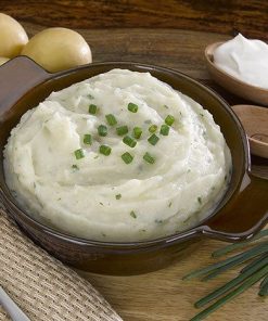 HW Purée de pomme de terre à la crème sûre et ciboulette