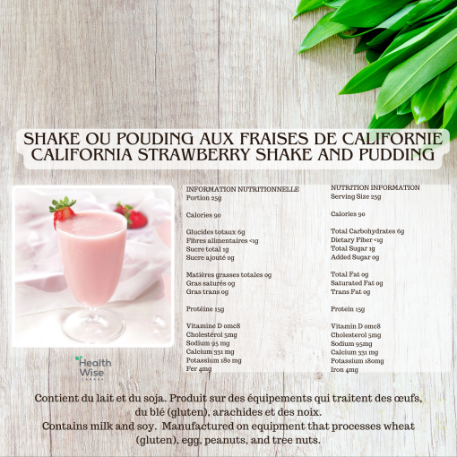 HW Boisson/pouding aux fraises de la Californie (tx) – Image 2