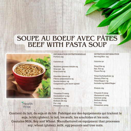 HW Soupe boeuf avec pâtes – Image 3
