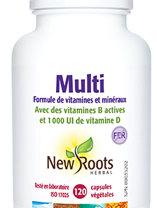 New Roots Multi (formule de vitamines et minéraux) (tx)