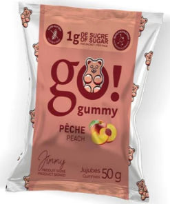 Go gummy à saveur de pêche (tx)