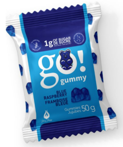 Go gummy à saveur de framboise bleue (tx)