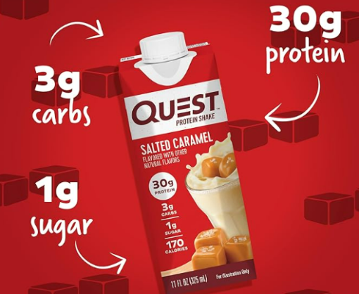Quest prêt-à-boire caramel salé (tx)