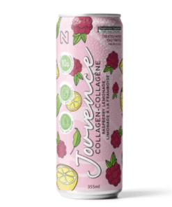 Boisson pétillante Jouvence à saveur de limonade à la framboise (tx)