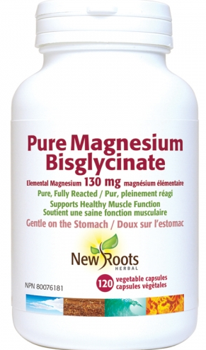 New Roots Diglycinate de magnésium 130mg 120 comprimés (tx)