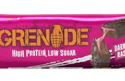 Barre grenade à saveur de chocolat noir et framboise (tx)