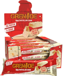 Barre grenade à saveur de chocolat blanc et arachides salées (tx)