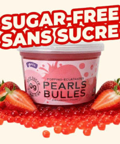 Bulles éclatantes à saveur de fraise (tx)