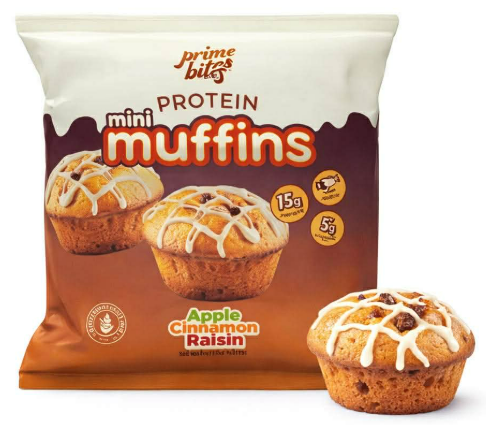 Mini-muffins pomme, cannelle et raisin (tx)