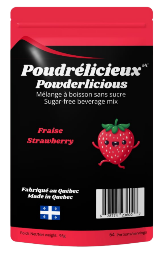 Poudrélicieux fraise (tx)