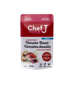 Chef J bouillon tomate basilic