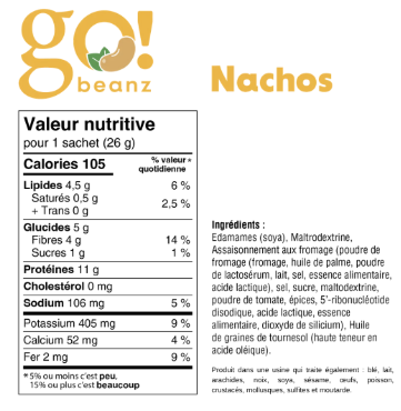 Go beanz (édamames grillés) nacho (tx) – Image 2